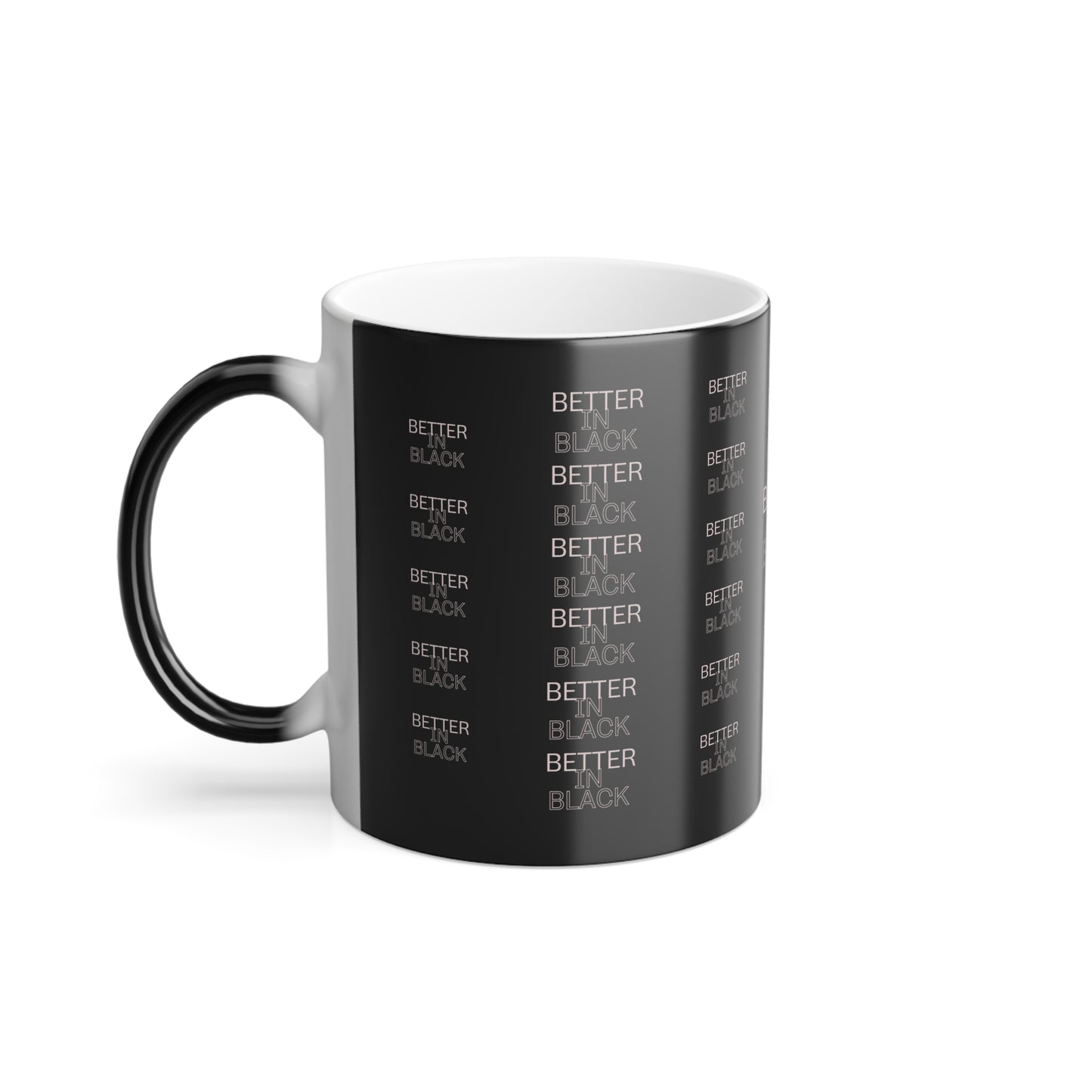 Better in Black - Color Morphing Mug, 11oz