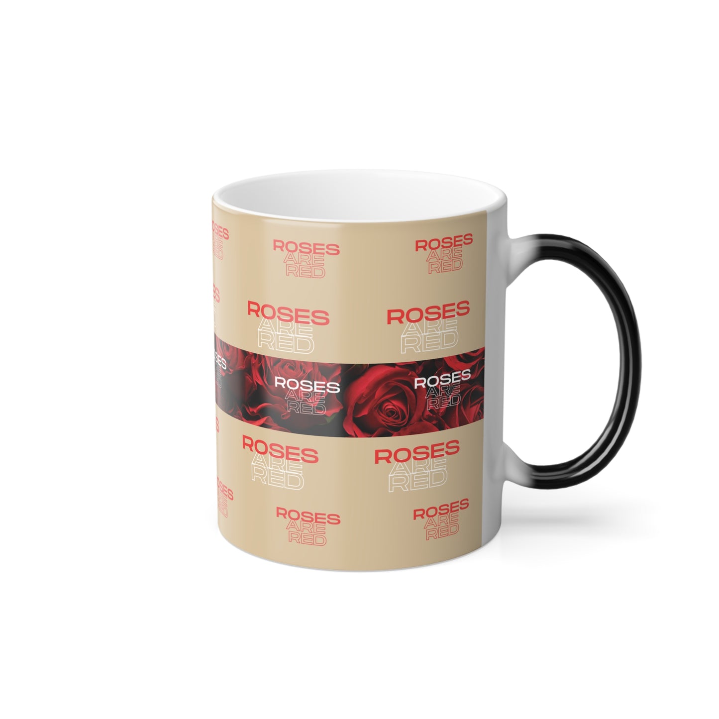 Roses Are Red - Color Morphing Mug, 11oz