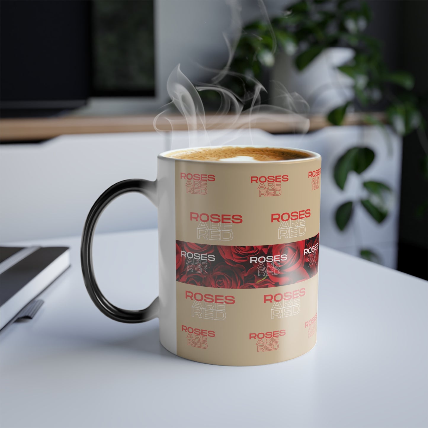 Roses Are Red - Color Morphing Mug, 11oz