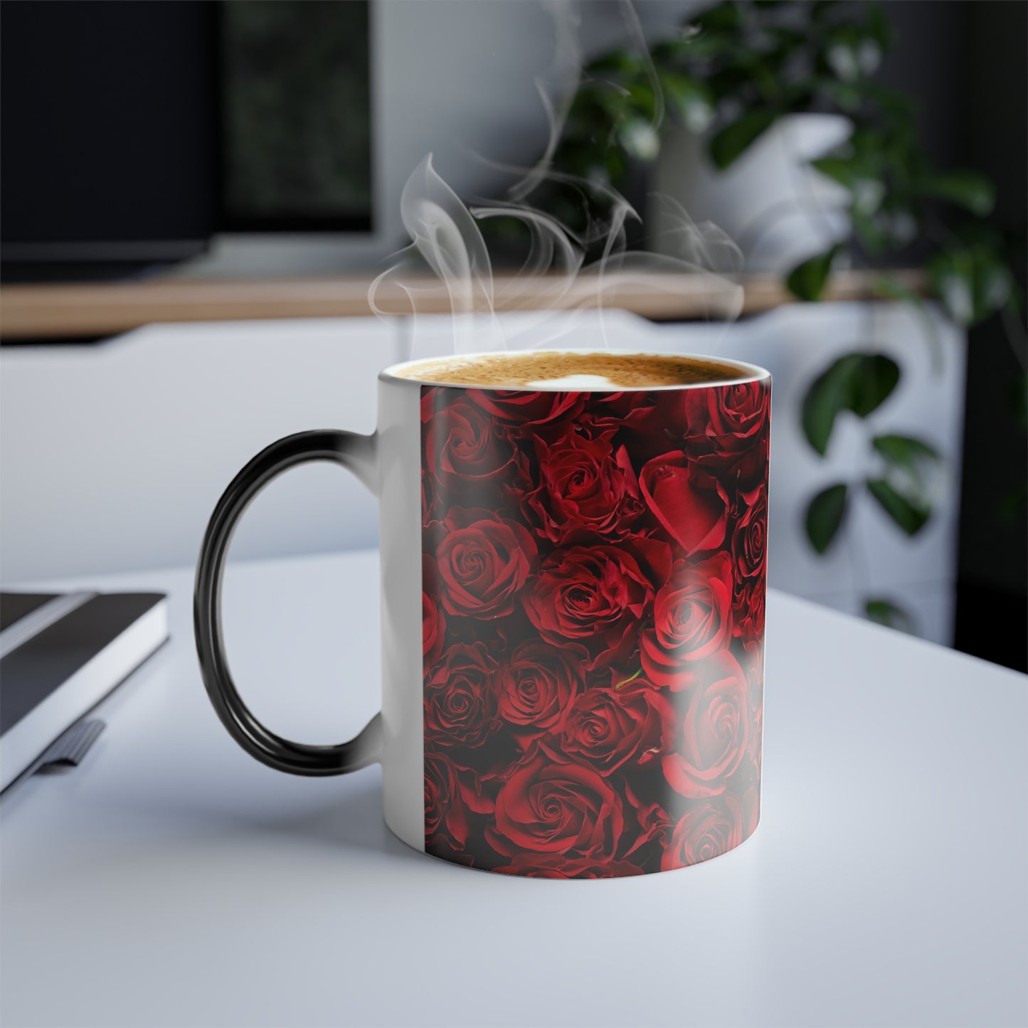 Rose Elegance - Color Morphing Mug, 11oz