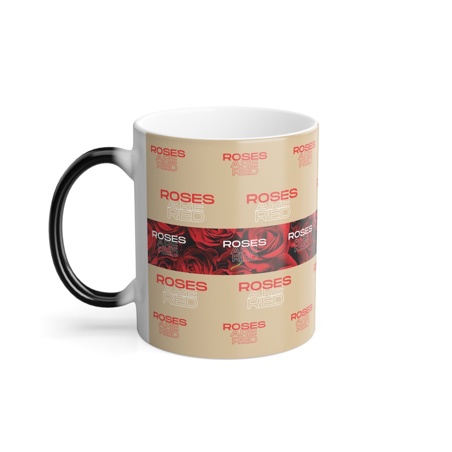 Roses Are Red - Color Morphing Mug, 11oz