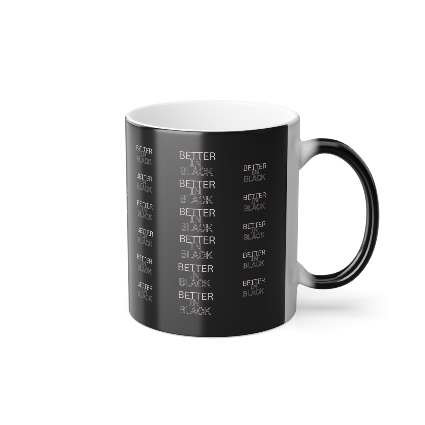 Better in Black - Color Morphing Mug, 11oz